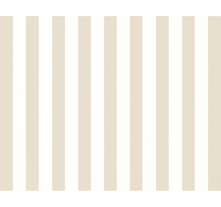 Living room wallpaper neutral vertical stripe design - TenStickers