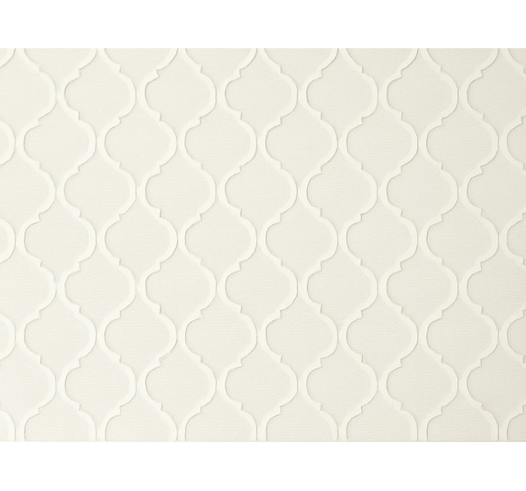 Living room wallpaper elegant off-white minimalism - TenStickers