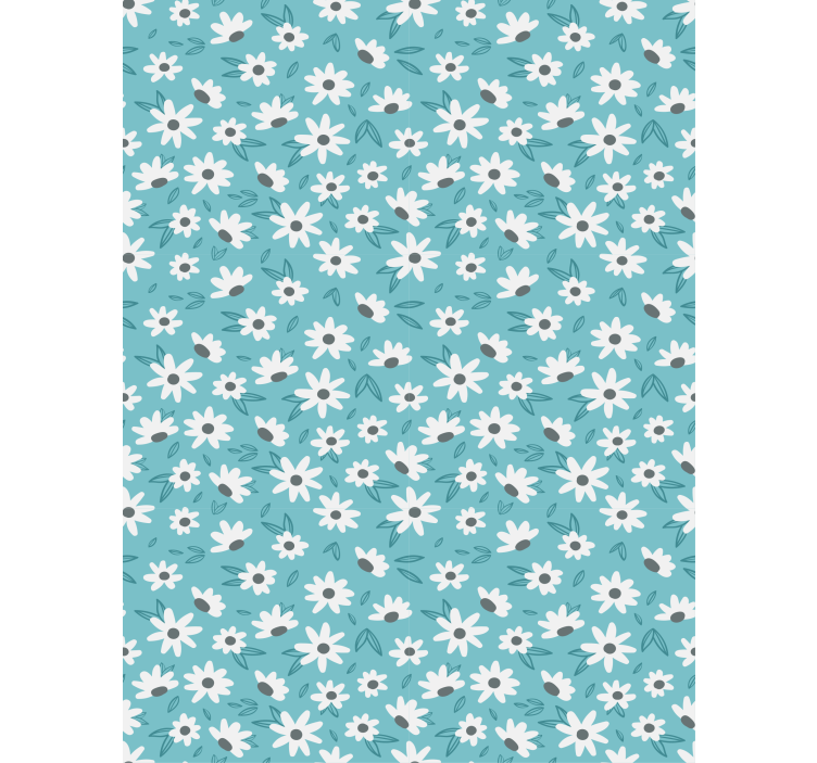 Floral ornament wallpaper granny chic flowers - TenStickers