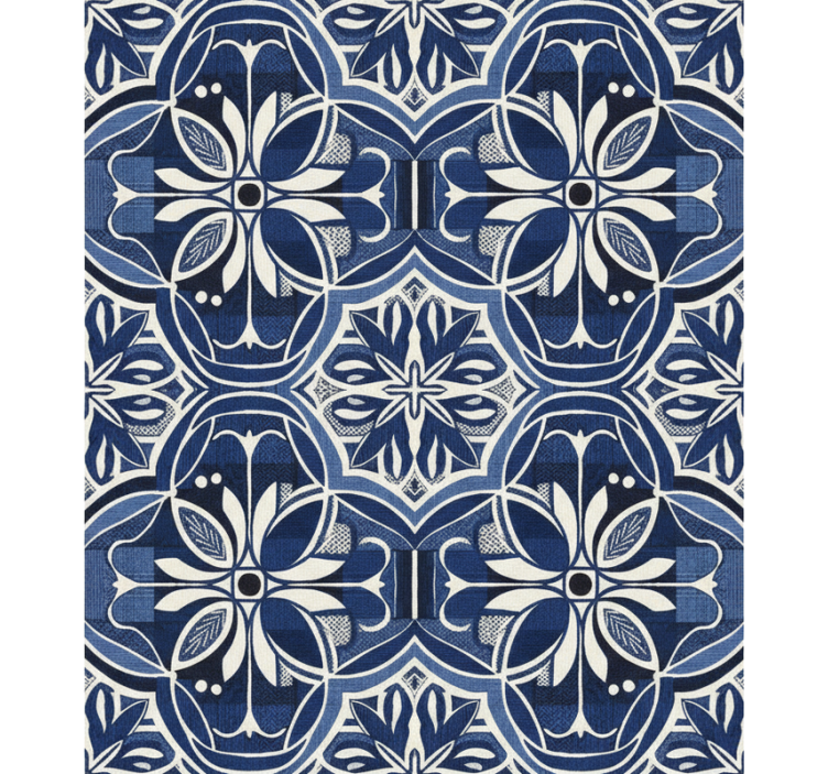 Navy wallpaper navy fabric design pattern - TenStickers