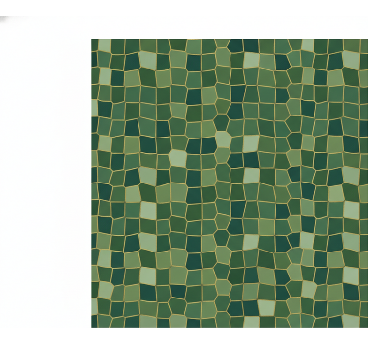Green wallpaper small crocodile pattern green - TenStickers