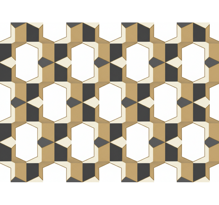 Classic wallpaper in checkered design - TenStickers