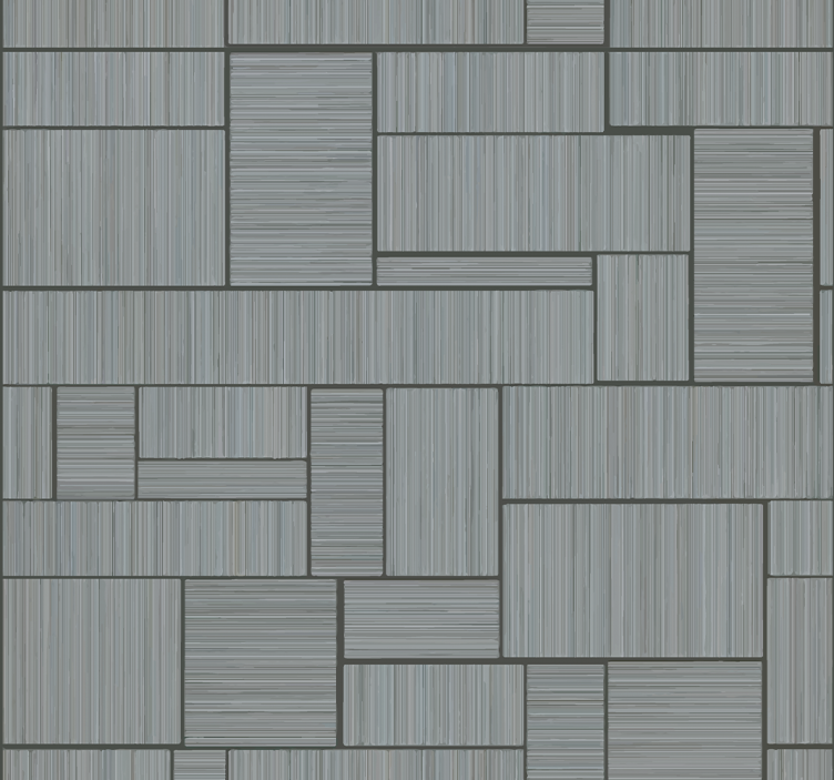 Geometric Construction Stone Wallpaper - TenStickers