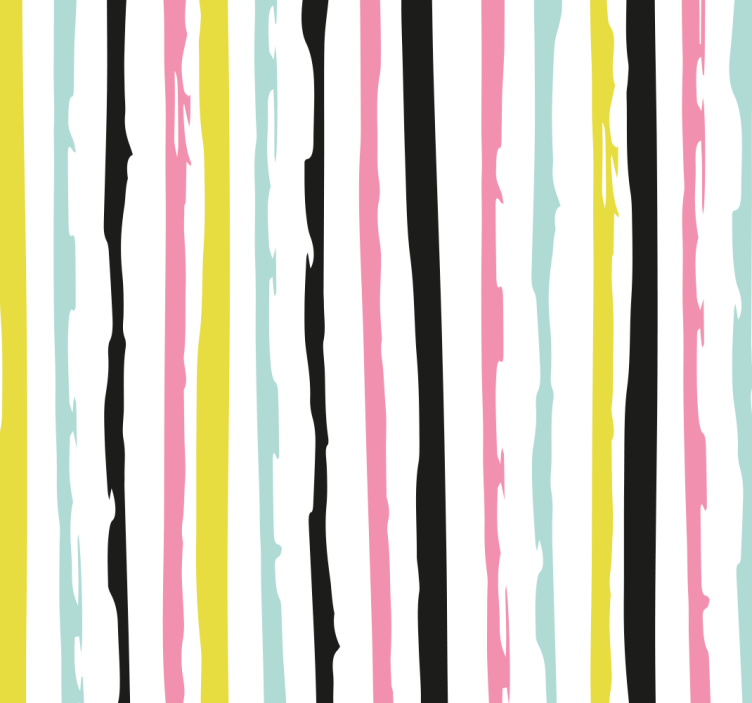 Upright Dripping Stripes vertical stripe wallpaper - TenStickers