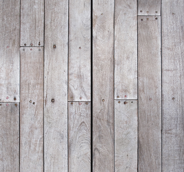 Striped Wallpaper Gray Wood - TenStickers