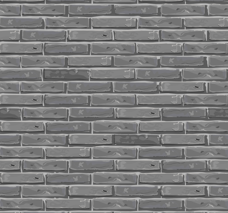 In the Shadow Brick Wallpaper - TenStickers