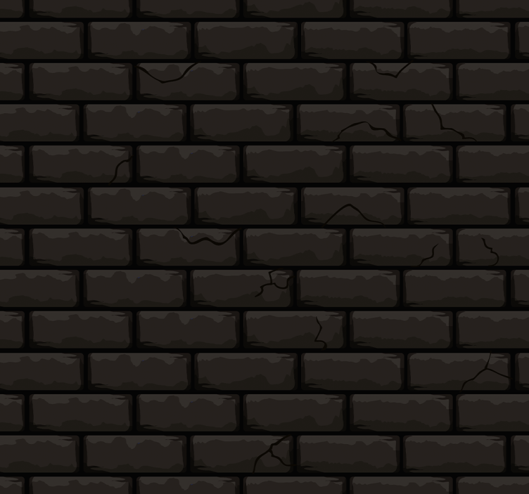Darkness Brick Wallpapers - TenStickers