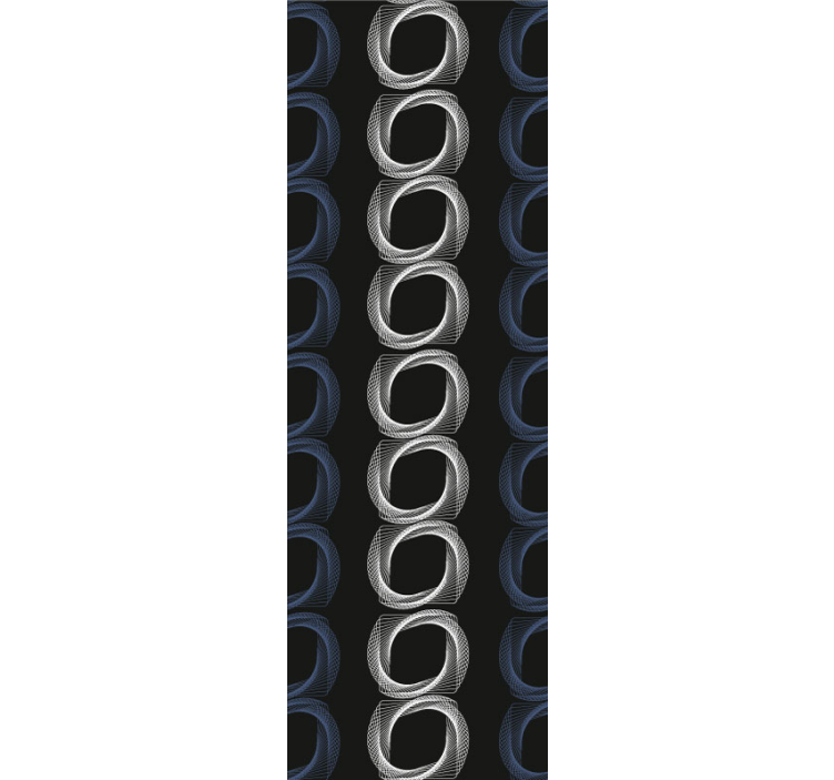 Circle Patterns wallpaper abstract - TenStickers