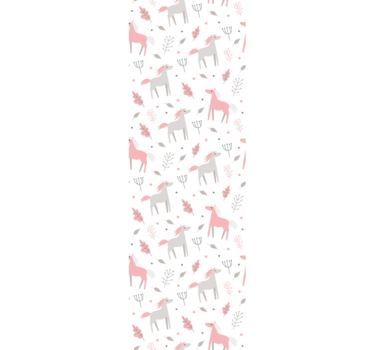 Horse wood animal wallpaper - TenStickers