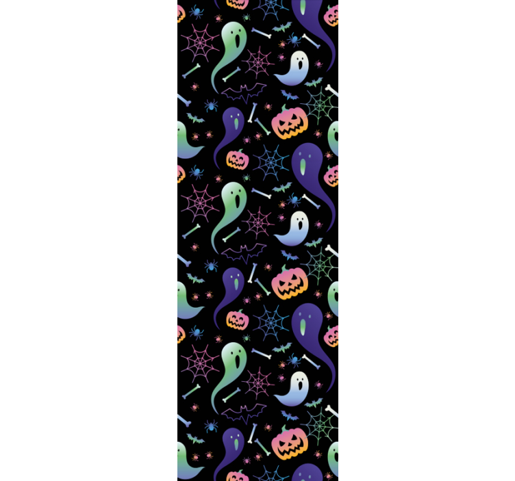 Halloween Motifs spooky wallpaper - TenStickers