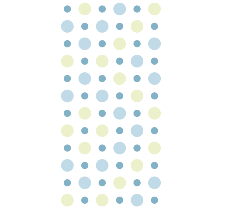 Polka Dot Tranquility polka dot wallpaper - TenStickers