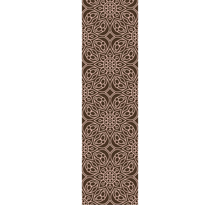 Floral ornament wallpaper floral symmetry design - TenStickers