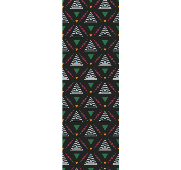 Triangle wallpaper triad harmony - TenStickers