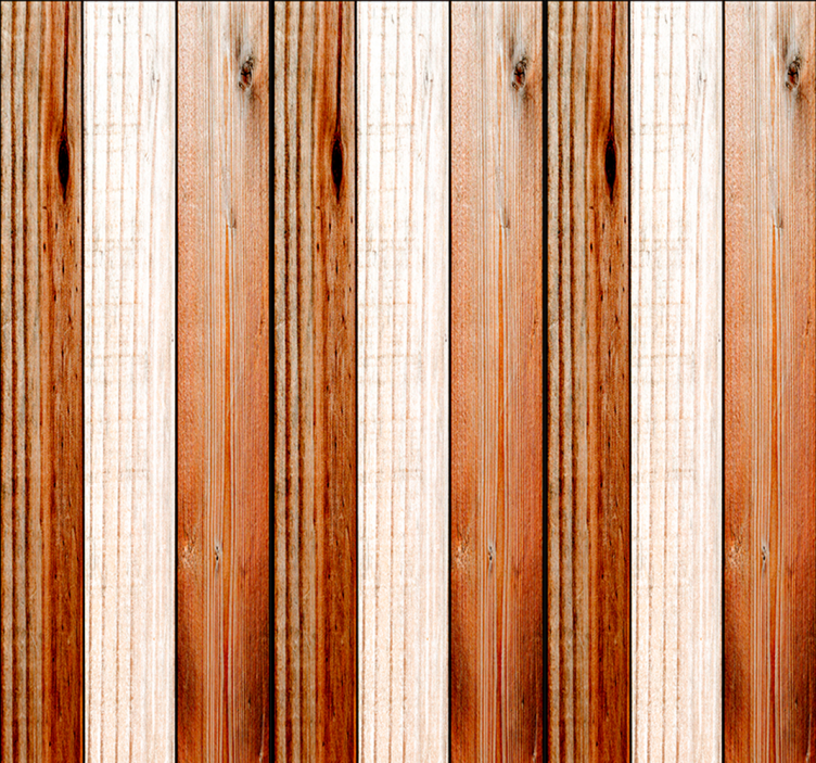 Rustic Timber Planks Wood Effect  Wallpaper - TenStickers