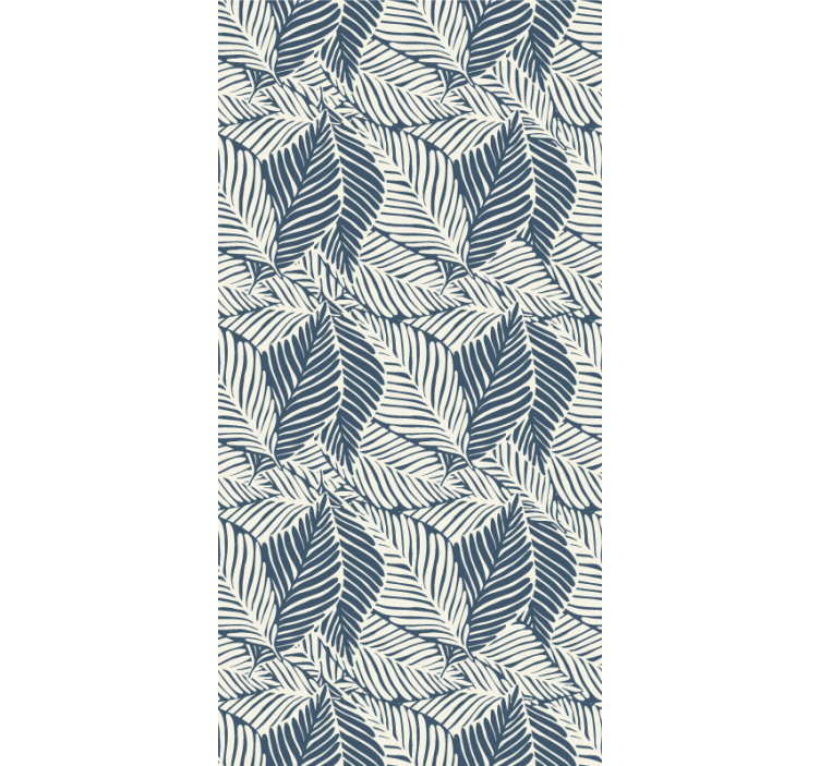 Leafy Patterns nature wallpaper - TenStickers