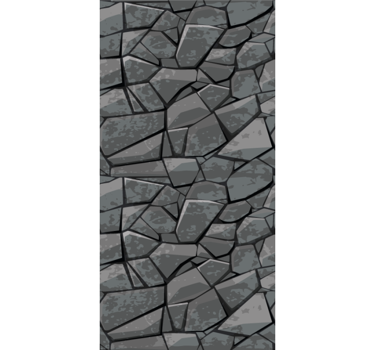 Rock Mosaic stone effect wallpaper - TenStickers