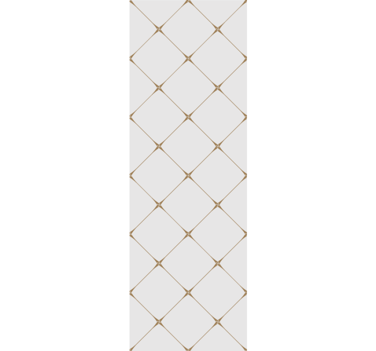 Geometric Diamond Lines square wallpaper - TenStickers