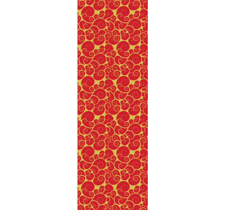 Ornate Swirls Pattern tile effect wallpaper - TenStickers