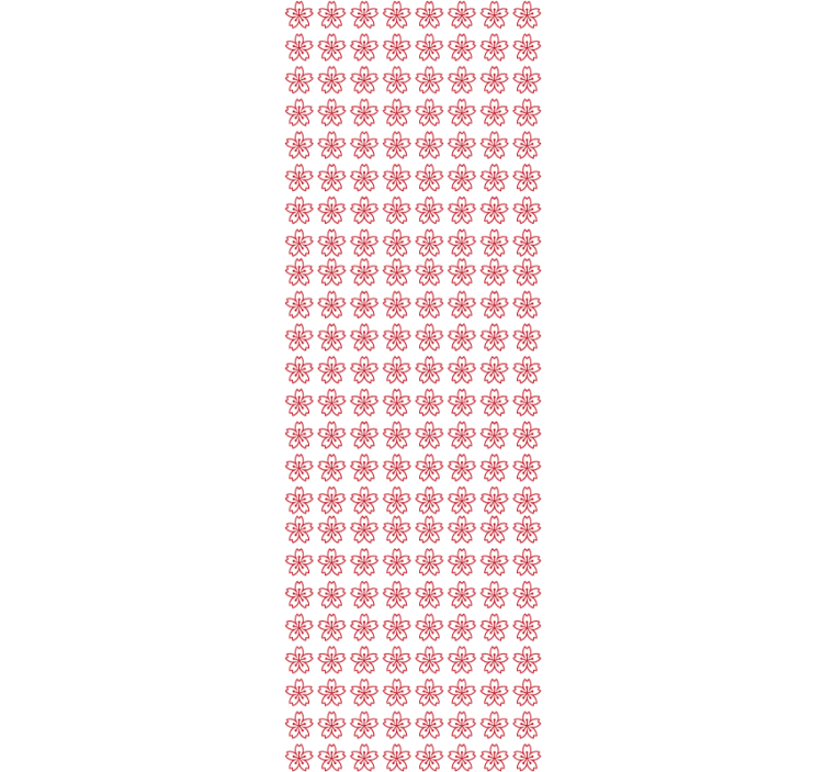 Botanical Balance floral ornament wallpaper - TenStickers