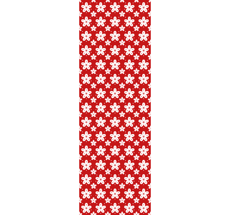 Floral Print Collection floral ornament wallpaper - TenStickers