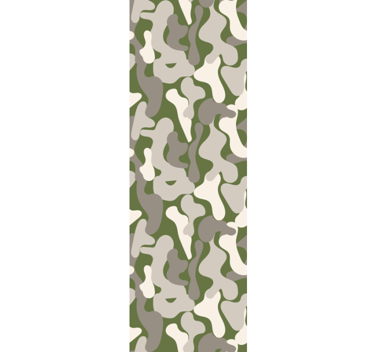 Green and grey camouflage Wallpaper - TenStickers