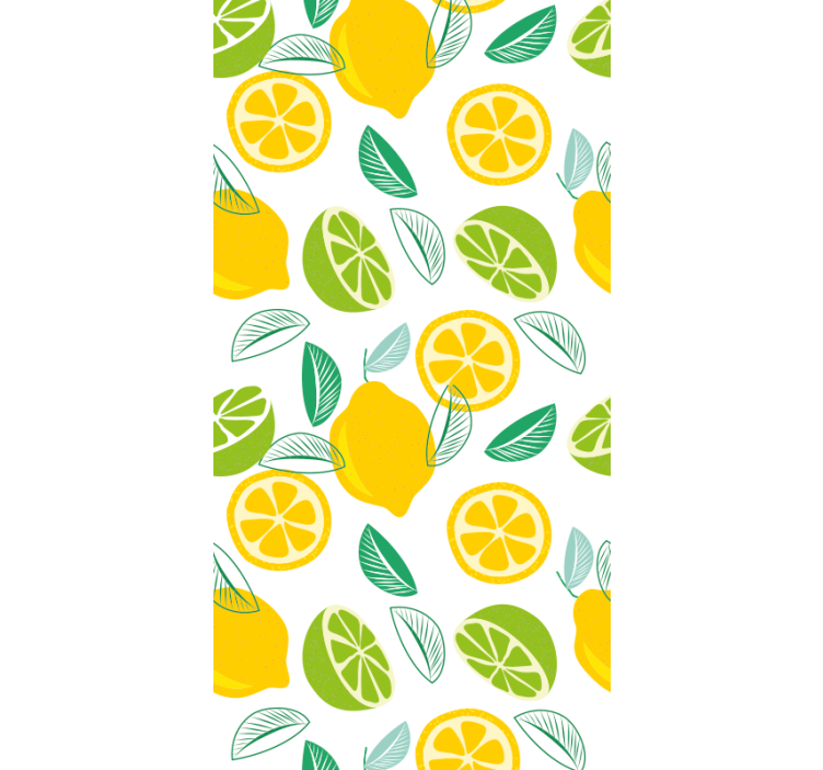 Citrus Motif kitchen wallpaper - TenStickers