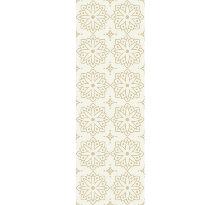 Floral ornament wallpaper floral ornament pattern - TenStickers