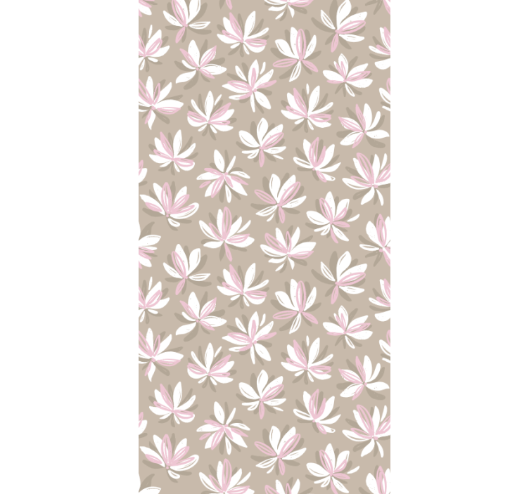 Floral ornament wallpaper floral pattern showcase - TenStickers
