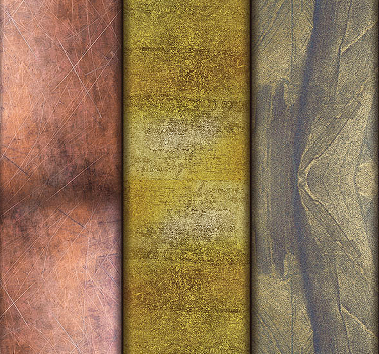Gold Pattern Abstract Wallpaper - TenStickers