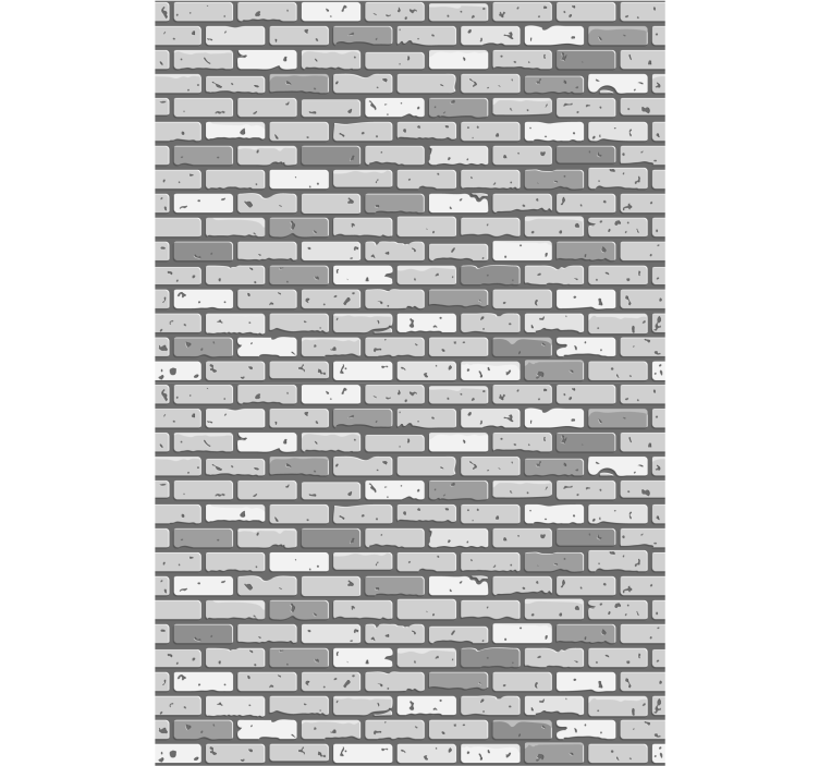 Monochrome Brickwork brick wallpaper - TenStickers