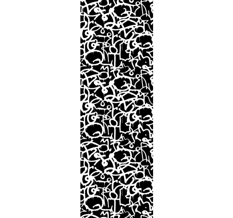 Alphabetic Chaos letters wallpaper - TenStickers