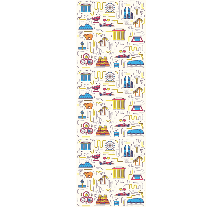 Cityscape Fun city wallpaper - TenStickers