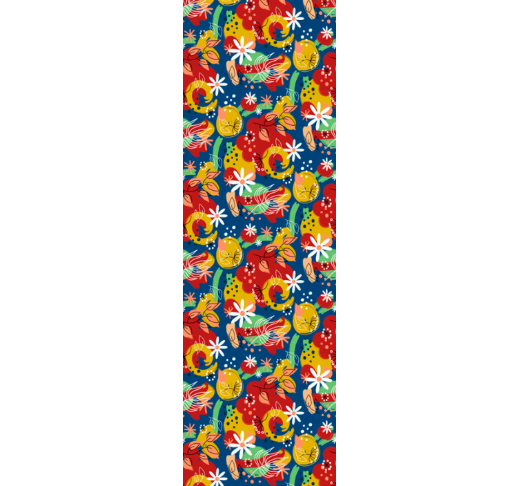 Fruity Splash wallpaper abstract - TenStickers