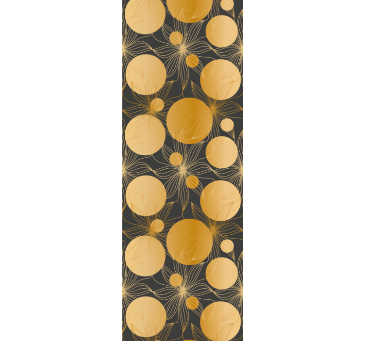 Circular Motif Ensemble geometric wallpaper - TenStickers