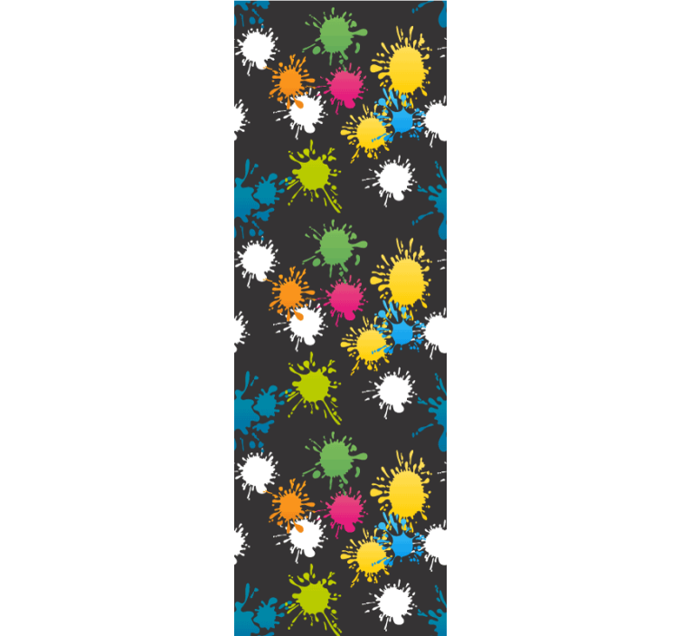 Splatter Patterns wallpaper abstract - TenStickers