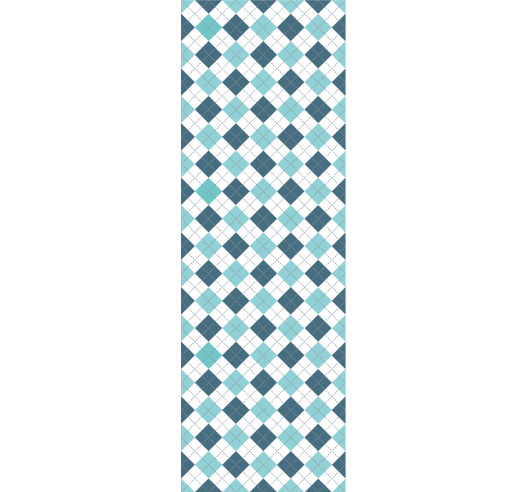Scottish diamond pattern classic wallpaper - TenStickers