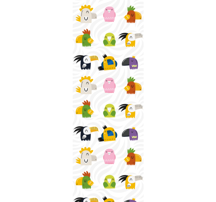 Cheerful Monster Mural kids wallpaper - TenStickers