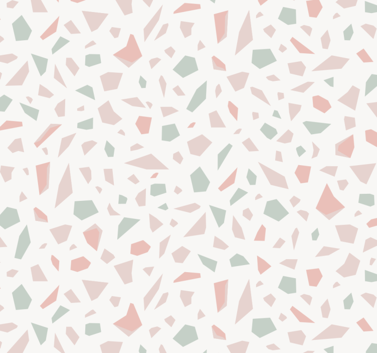 Terrazzo Inspiration geometric wallpaper - TenStickers