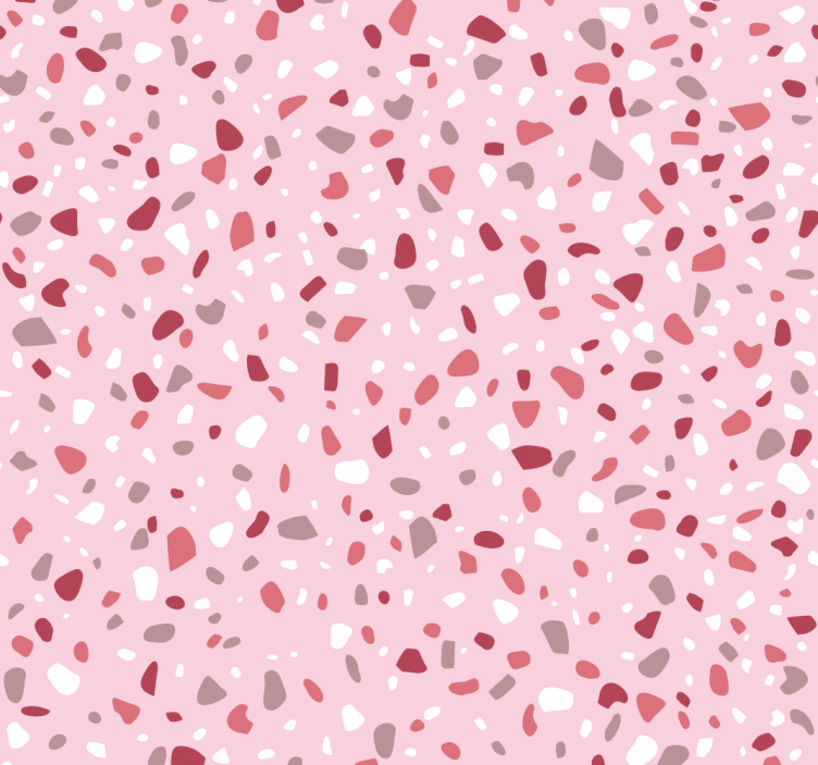 Terrazzo Textured polka dot wallpaper - TenStickers