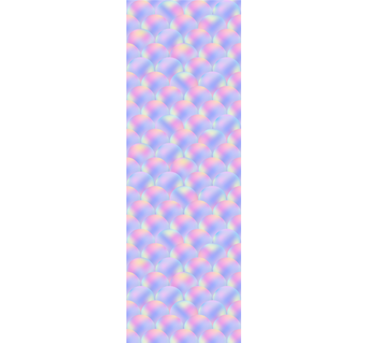 Iridescent Scales polka dot wallpaper - TenStickers