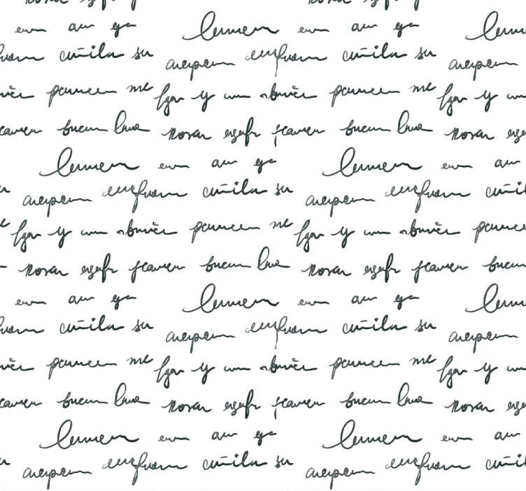 Cursive Script Imagery letters wallpaper - TenStickers