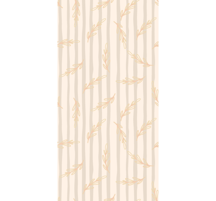Bamboo Silhouettes leaf wallpaper - TenStickers