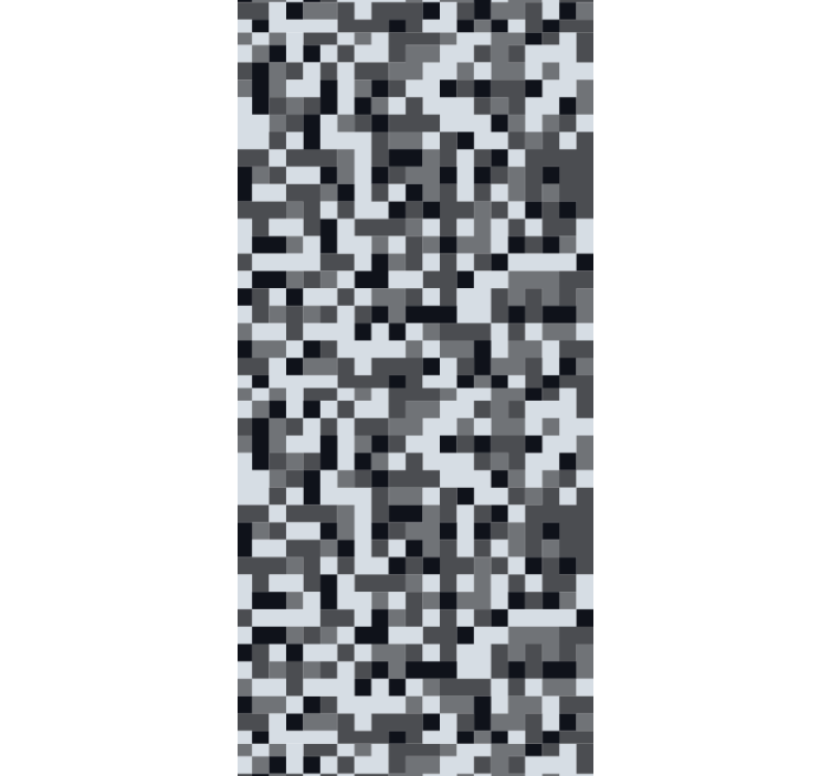 Geometric Pixelation wallpaper abstract - TenStickers