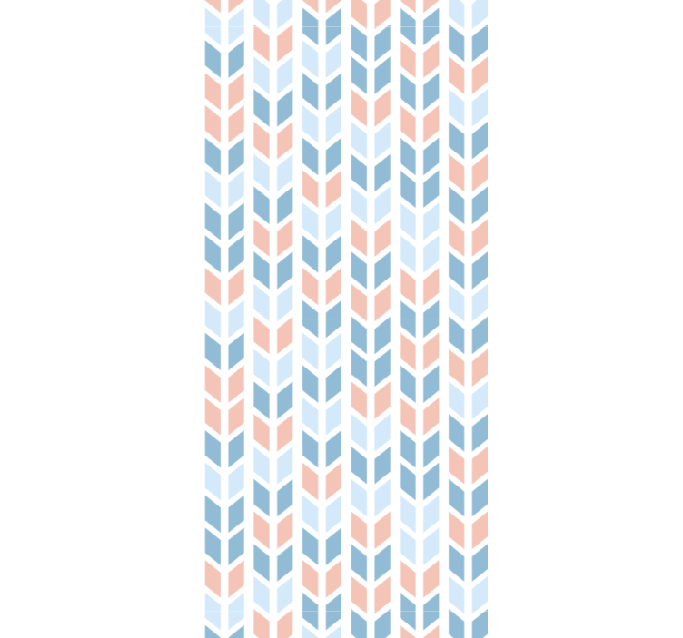 Geometric Arrow Pattern scandinavian wallpaper - TenStickers