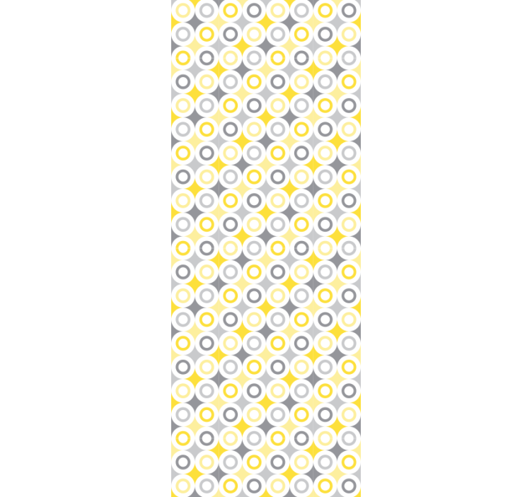 Circular Pattern polka dot wallpaper - TenStickers