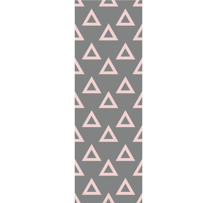 Triangular Motifs geometric wallpaper - TenStickers