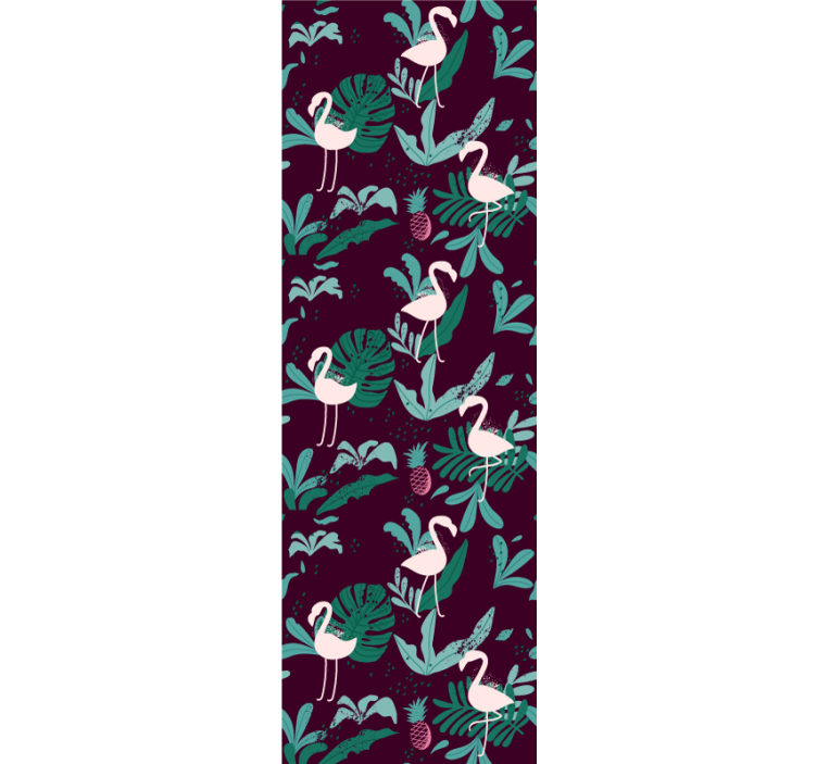 Tropical Flamingo animal wallpaper - TenStickers