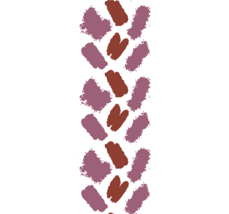 Brown Brush Strokes wallpaper abstract - TenStickers