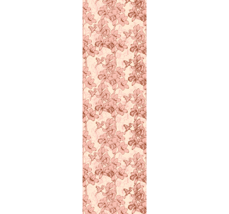Floral Ornate flower wallpaper - TenStickers