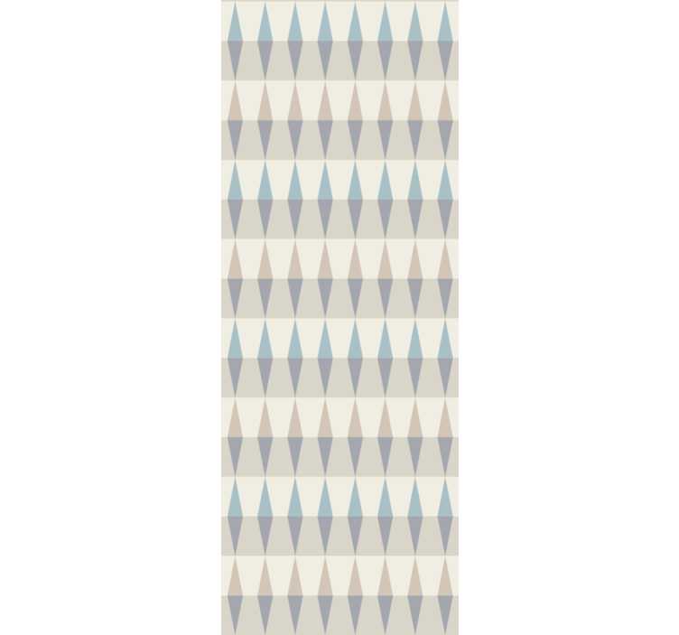 Stylized Diamond Pattern geometric wallpaper - TenStickers